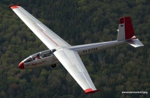 The glider I took my check ride in