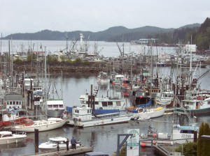 Harbor at Port Hardy (not the ferry landing though).